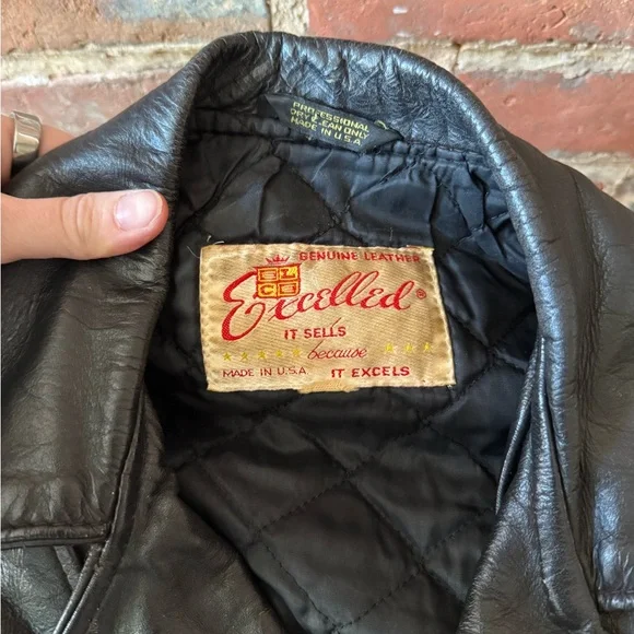 Classic Black Leather Biker Jacket - Women's - Picture 2 of 5